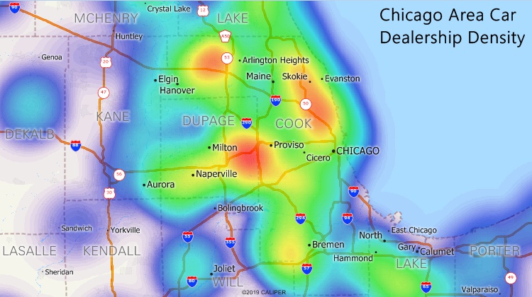 Share your map analyses with other Maptitude users in a single document
