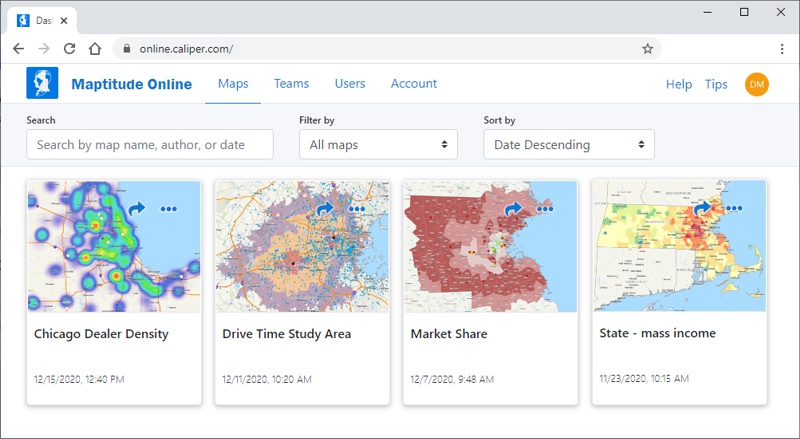 Maptitude Online